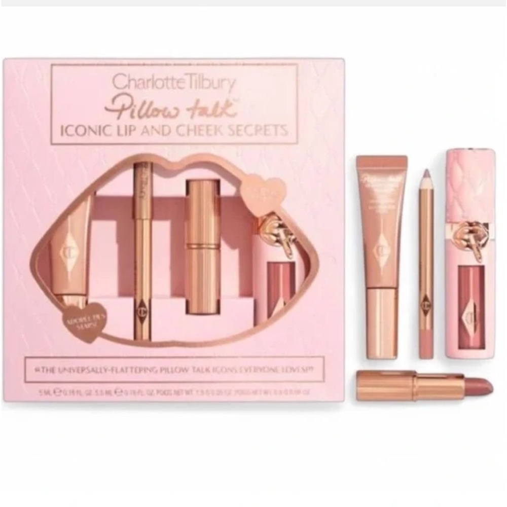 Charlotte Tilbury Pillow Talk Iconic Lip and Cheek Secrets Set - Picture 2 of 6